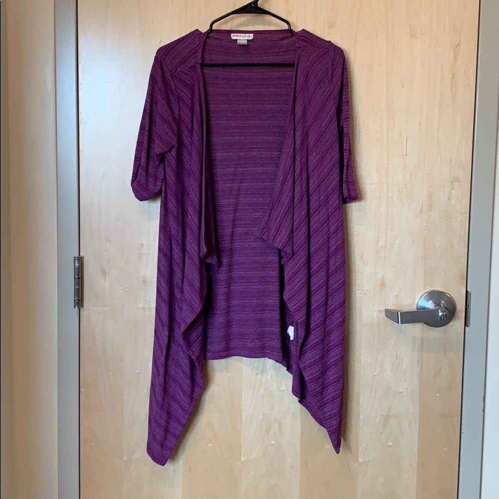 Purple shrug/sweater